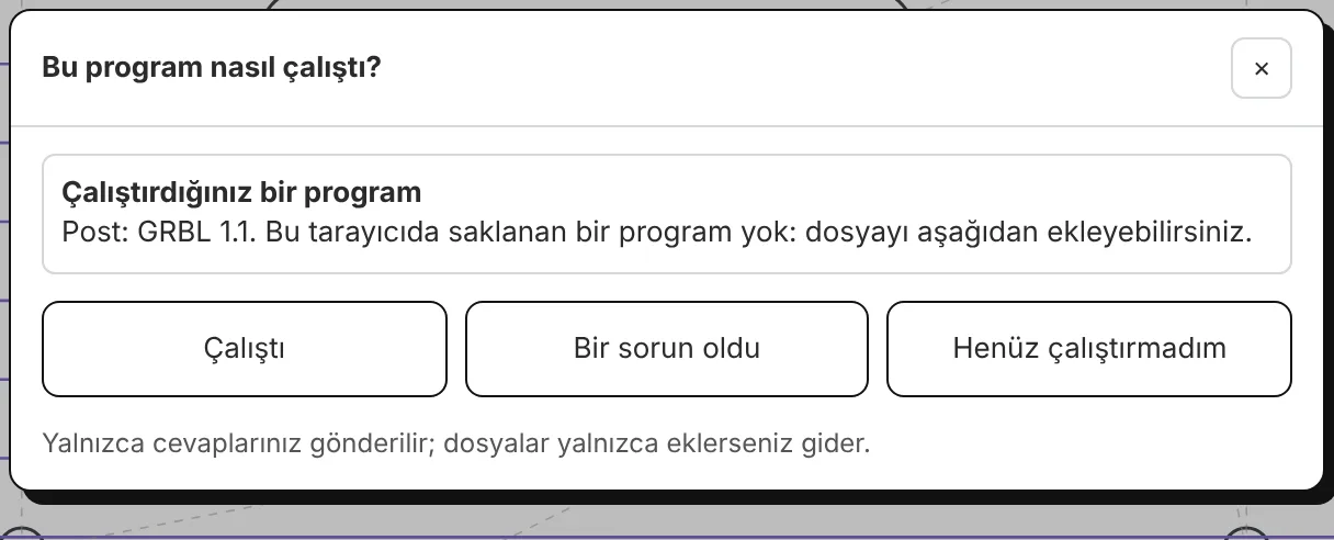 Bu program nasıl çalıştı? Çalıştı, bir sorun oldu, henüz çalıştırmadım.